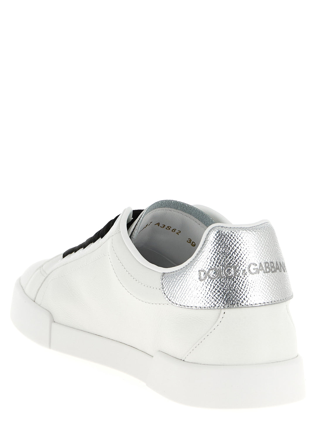 Dolce & Gabbana Portofino Sneakers - Silver | 8e45ad84e20f4c0c9b790c278641ae8322039d31