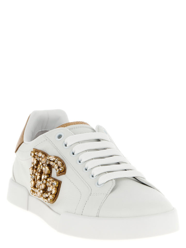 Dolce & Gabbana Portofino Sneakers - Oro | 2408c5e3f387362802a3a1022133a20bc1d8b715