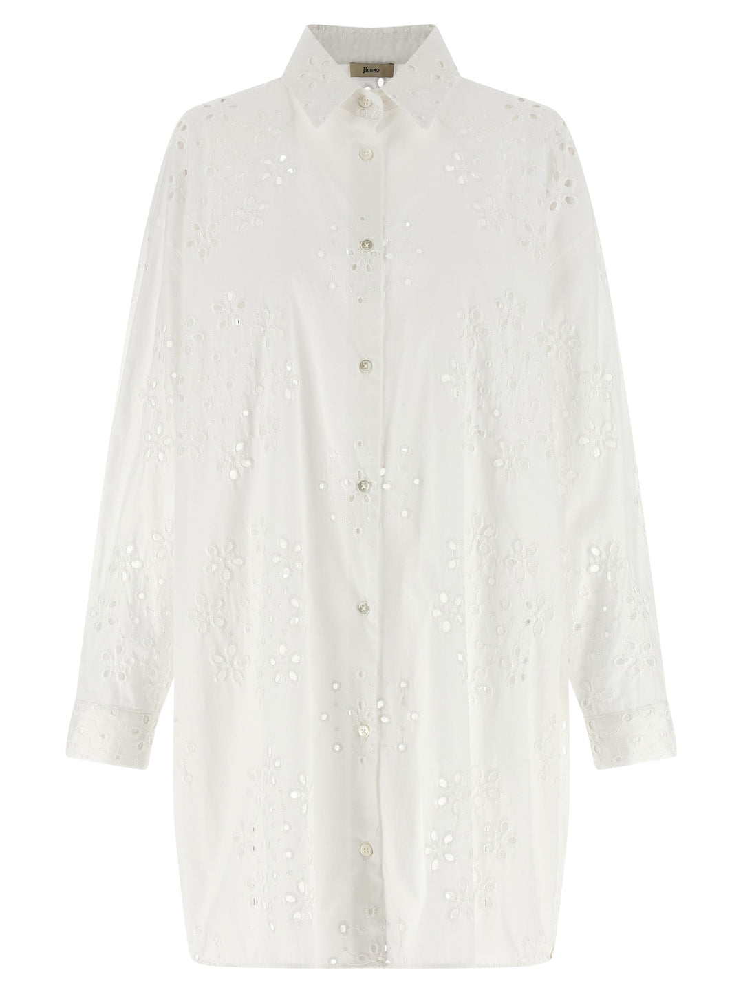 Herno Broderie Anglaise Camicie - Bianco | 9e1f89a462f7f8200a6a2a0710a5e68fa489a0ae