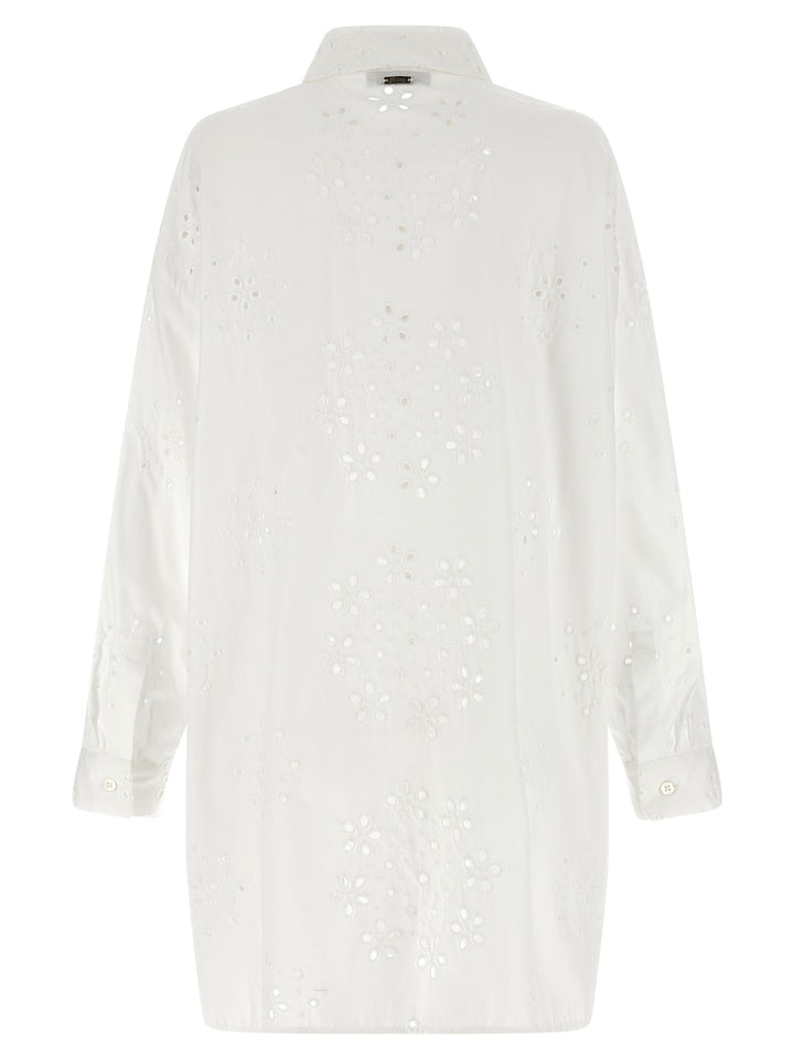Herno Broderie Anglaise Camicie - Bianco | aef1d2c126494eebebf7765fb957fb724f940eee
