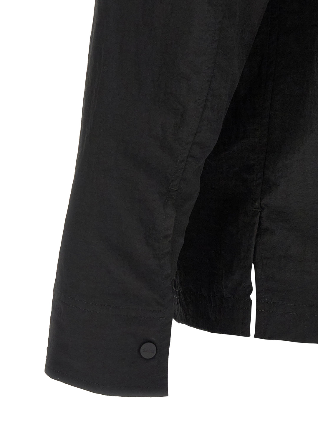 Laminar Shacket Rippled Effect Puffer Jackets - Nero | e154bab031e923c2df7122ea512ce25827eeb485