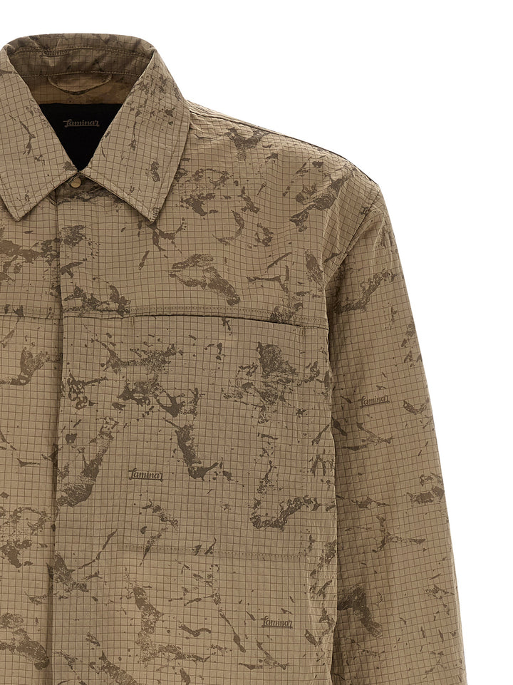 Laminar Ripstop Overshirt Camicie - Beige | 8f25a7634354b4db55c601adba0cdd8a3ff9c374
