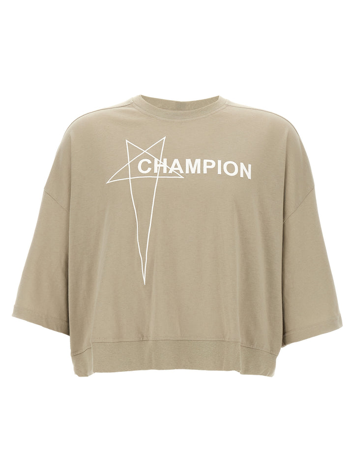 Rick Owens Champion X Rick Owens T shirt - Grigio | ea4e804e76fc0a2219216dbb0027c107d92587ad