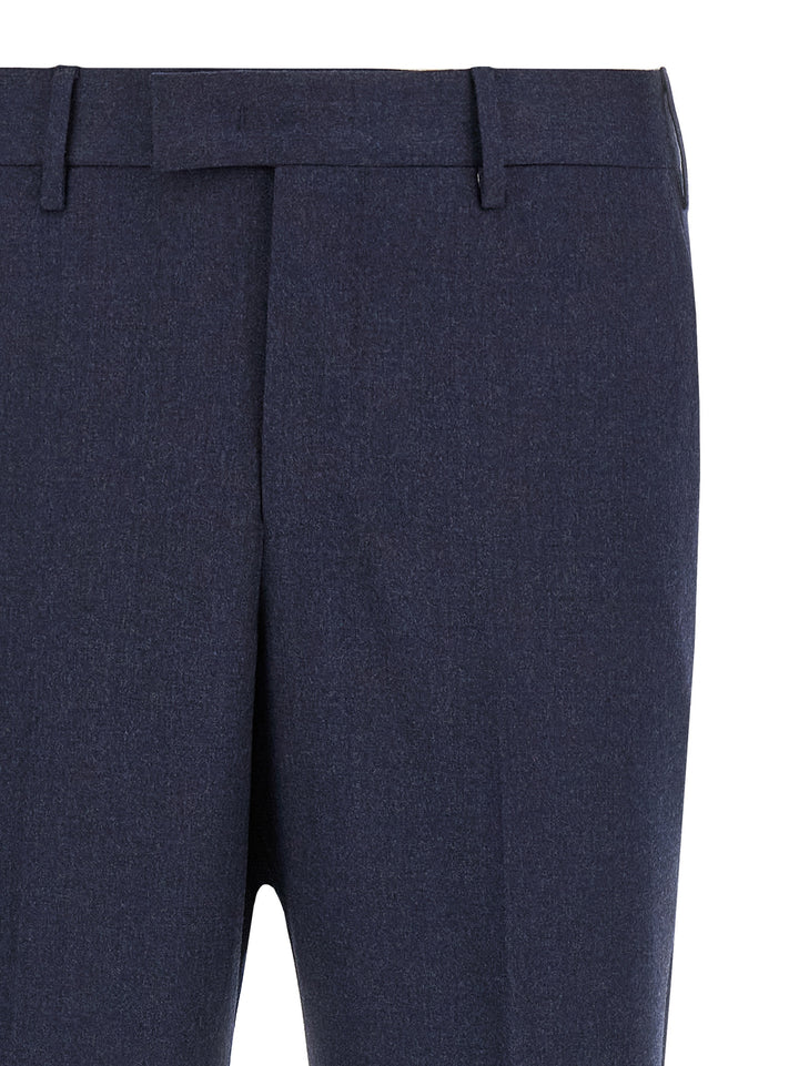 Pt Torino Wool Pantaloni - Blu | e7b8da87f224e7923676234acc9d1acb03510923