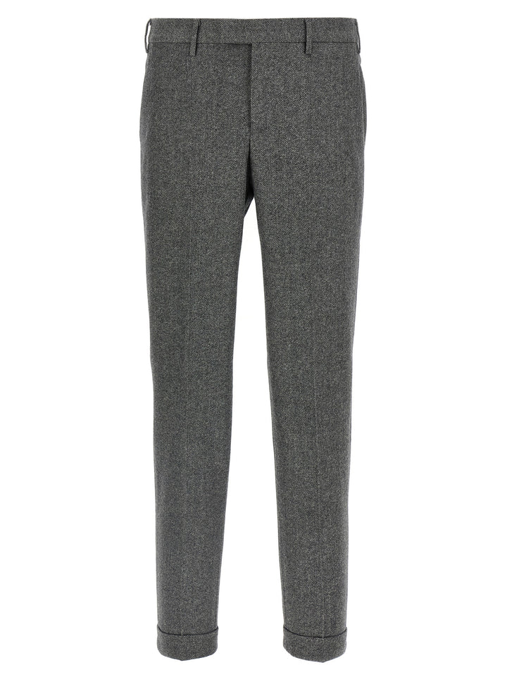 Pt Torino Wool Pantaloni - Grigio | f03789932eee1c3c237b0074338fd2303b564edd