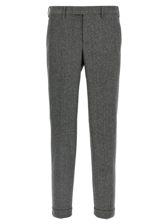 Wool Pantaloni Grigio