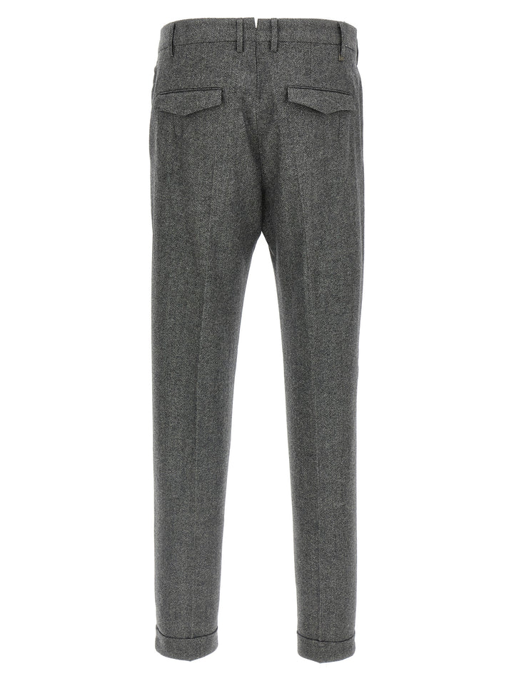 Pt Torino Wool Pantaloni - Grigio | 5c19c7646dd67cb46200c2881a8cc9585e0244cd