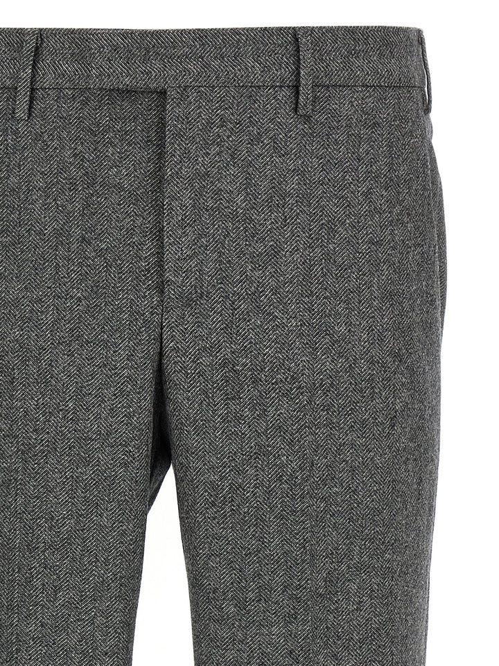 Pt Torino Wool Pantaloni - Grigio | f84b145ab4387978752ef5871b424dad9d86e9b2