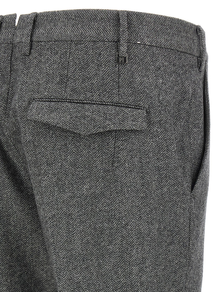 Pt Torino Wool Pantaloni - Grigio | 95086efeffc274ccd8ecc1a8a008f4d547f825f6