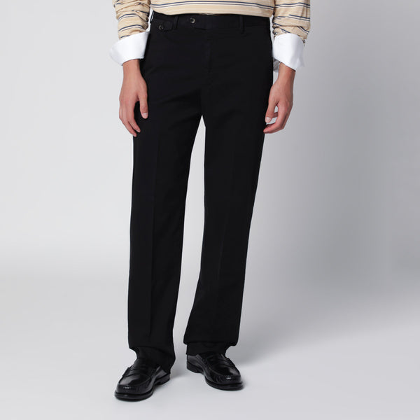 Black Cotton Trousers