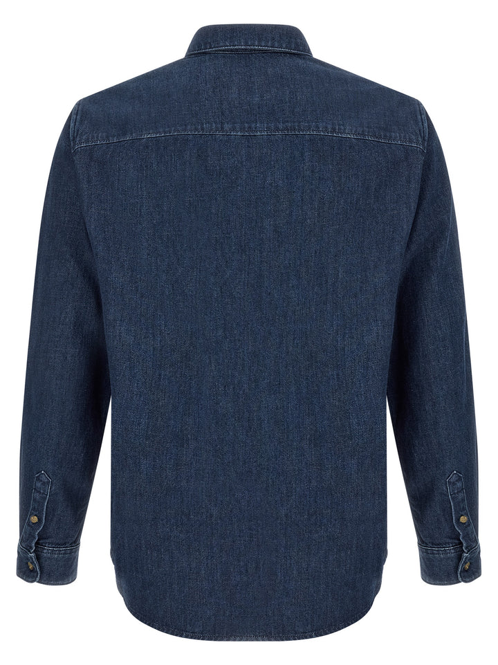 A.P.C. New Greg Camicie - Blu | 29524beb93c654b3218d71e1b8a10e9055384750