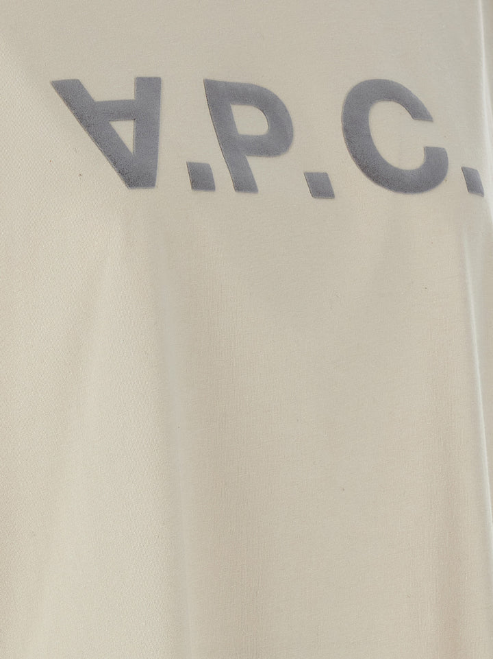 A.P.C. Oversize Grand Vpc T shirt - Beige | e550a218e8080b73fdc01791441aee3df18ccaeb