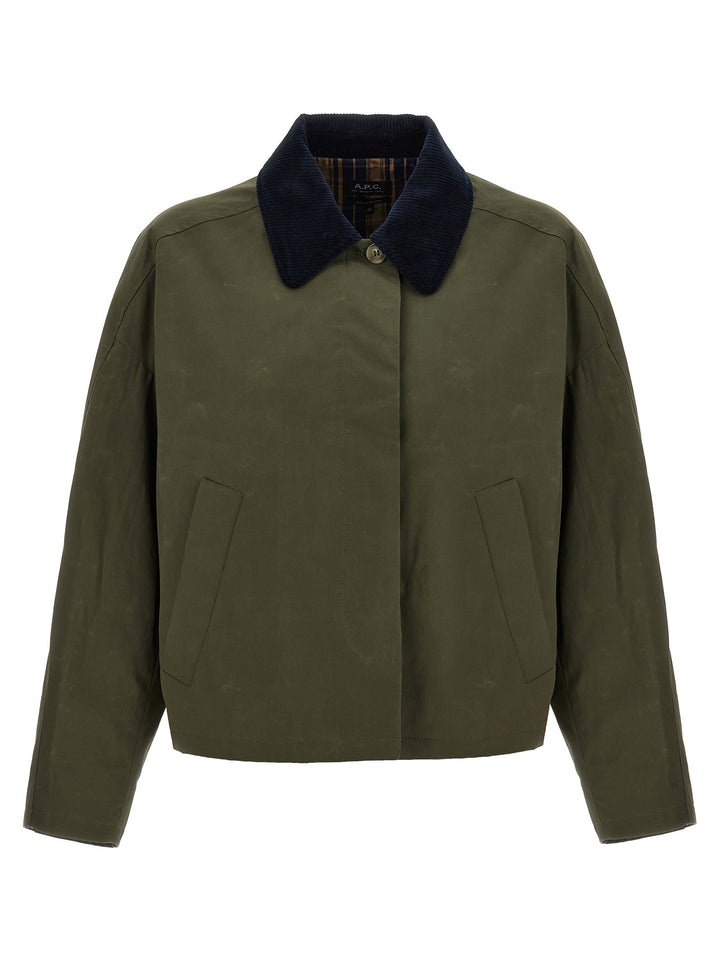 A.P.C. Becca Puffer Jackets - Verde | bb4555ffa7ebf599cc9f42b12cfc022895917669
