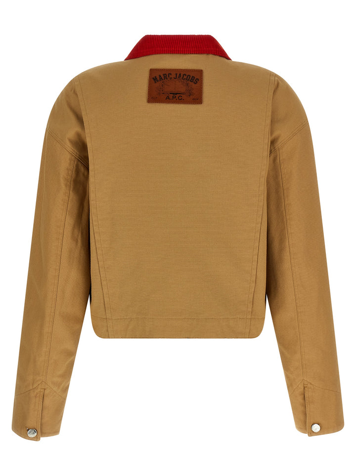 A.P.C. A.P.C. X Marc Jacobs Capsule Jacket Puffer Jackets - Beige | 1476e086479664641ffd4975427d852ef21931c1