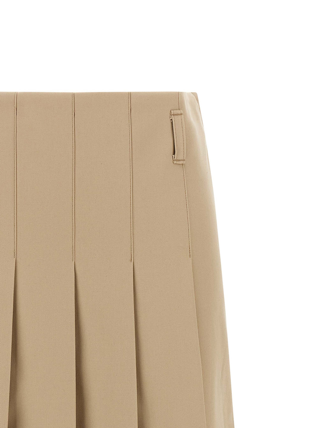 A.P.C. Pleated Skirt Gonne - Beige | 421a00442f802444ec26808bb8cf000a2adcc7eb