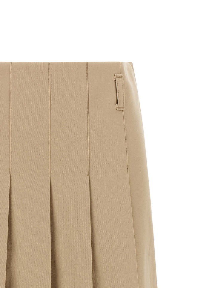 A.P.C. Pleated Skirt Gonne - Beige | 421a00442f802444ec26808bb8cf000a2adcc7eb