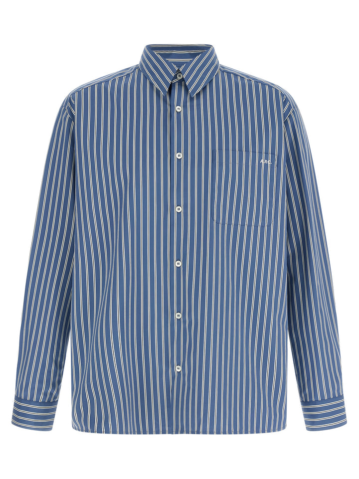 A.P.C. Malo Camicie - Blu | 1dd8dbc365446e315e5322b3784febcda8eb883e
