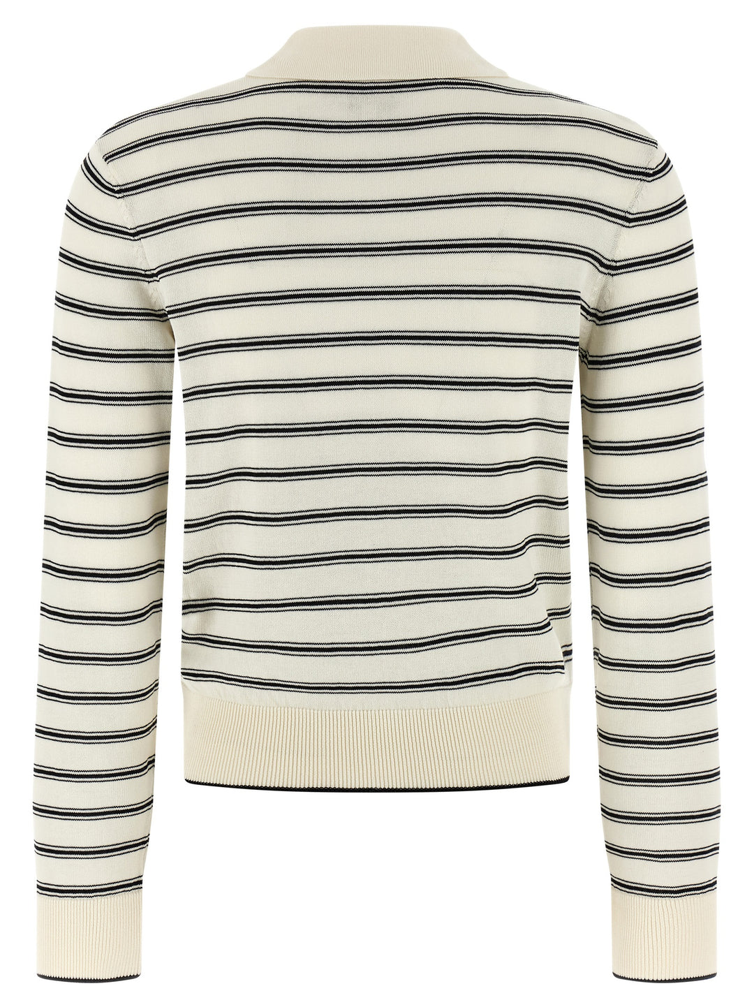 A.P.C. Striped Cardigan Maglioni - Bianco/Nero | 278c85080a0058601933bd6d36373d408d892e7f