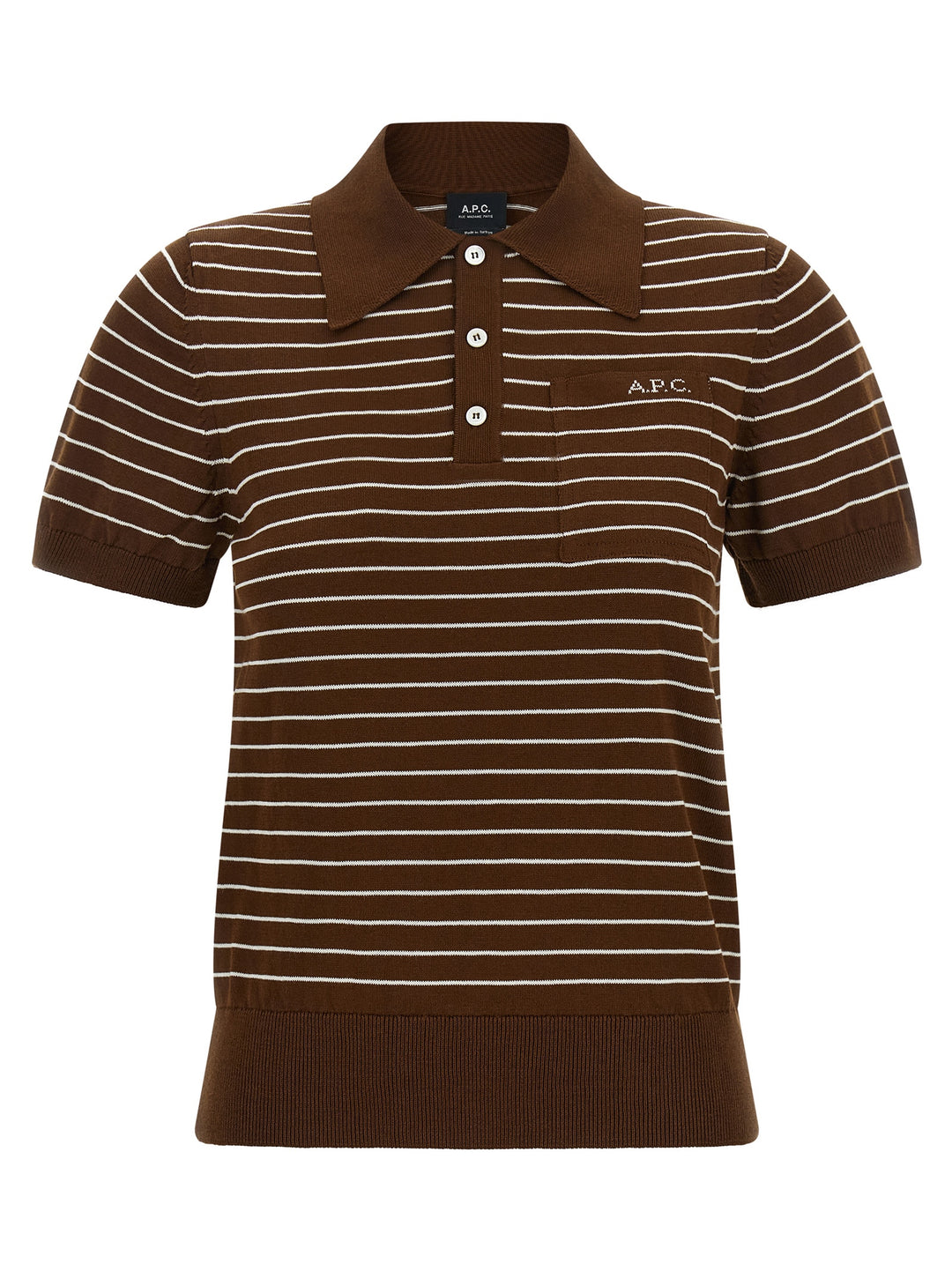 A.P.C. Aline Polo - Marrone | d2eaca65883a58a8d717d3303036ca0daf32566b