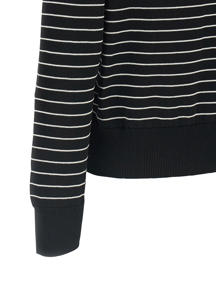A.P.C. Sima Maglioni - Bianco/Nero | 35d022cd6c3c413b749f7de49c1b185efe3d2438