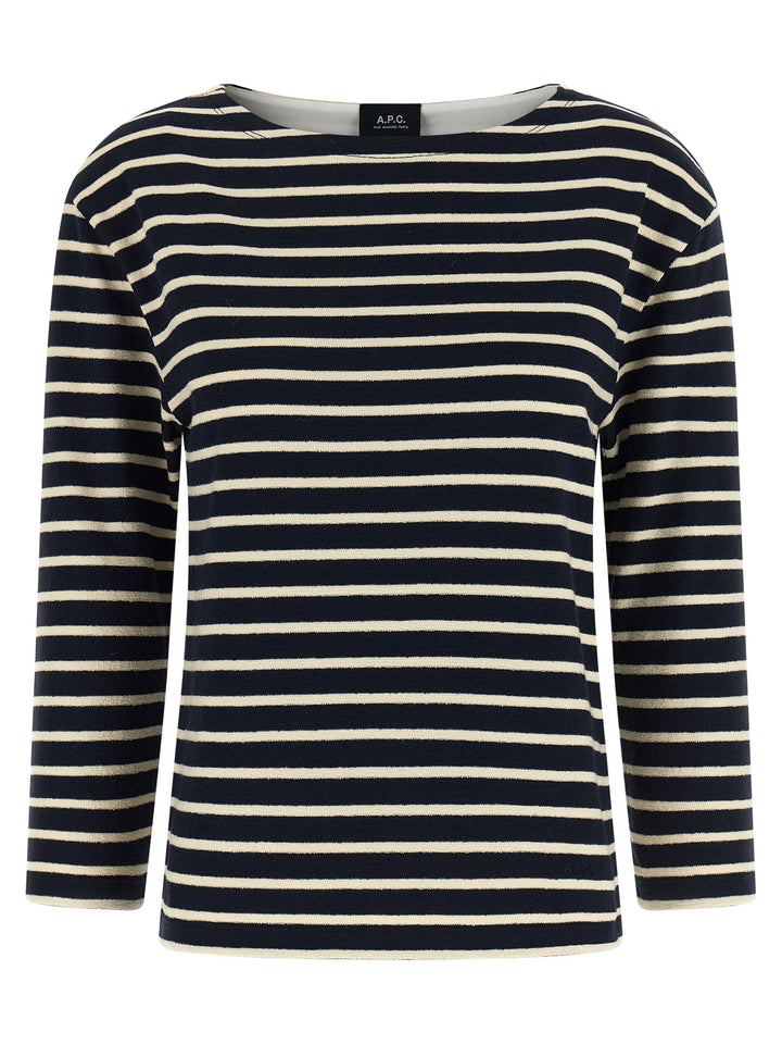 A.P.C. Striped Sweater Maglioni - Blu | 3fe27e843707b99e8f53c1cb98e5d4d66ca2d280