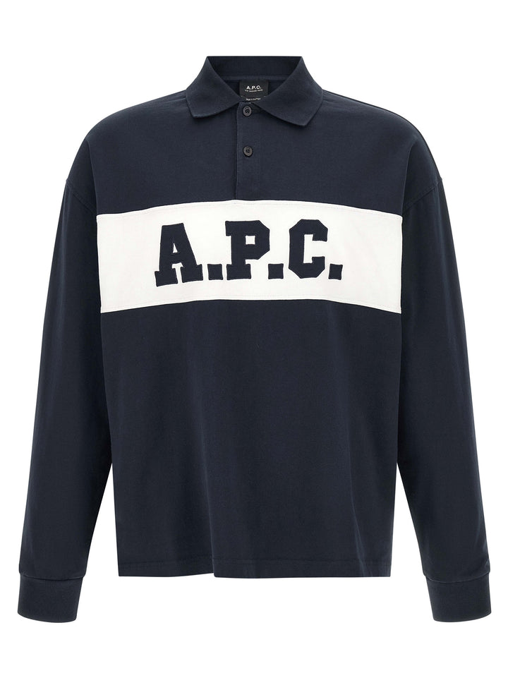 A.P.C. Alexis Polo - Blu | b7aa28d3d39f73987f68d6e5fe6fb15ce85574f8