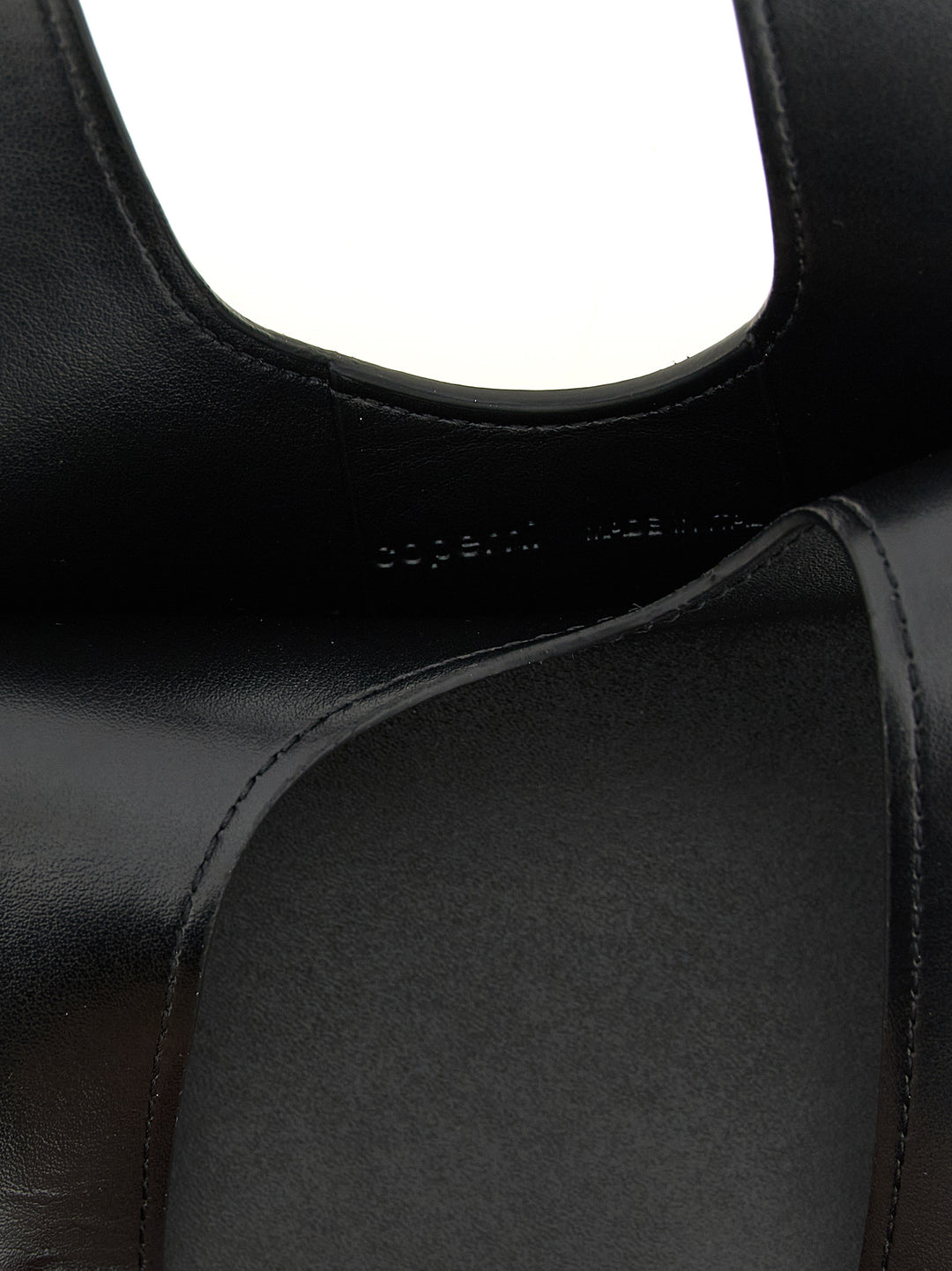 Coperni Mini Heart Borse a Mano - Nero | 910de2191980e179ca3c1e67fd87e18905fdd237