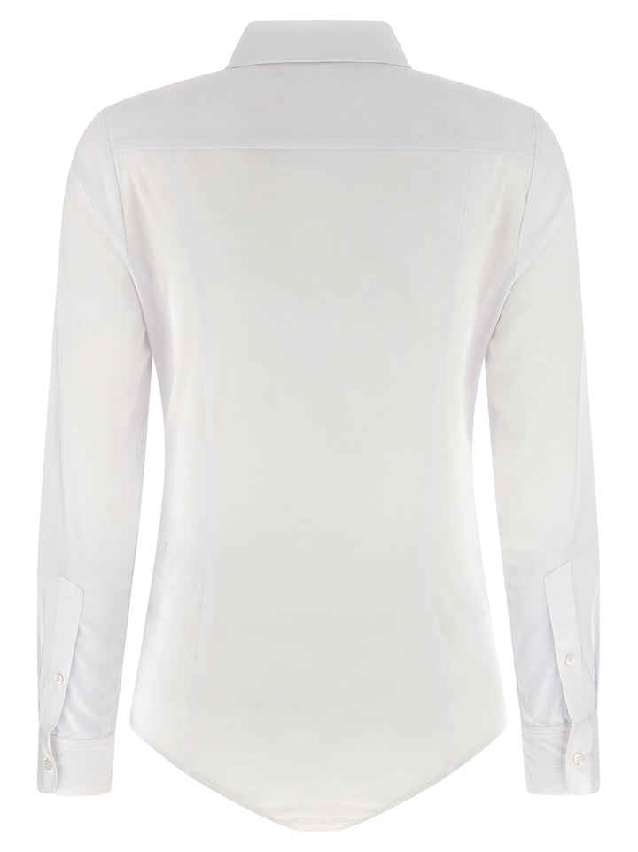 Coperni Shirt Bodysuit Top - Bianco | 27b9e0813cadc605e52d3b15b2d860f4c36a5bc1