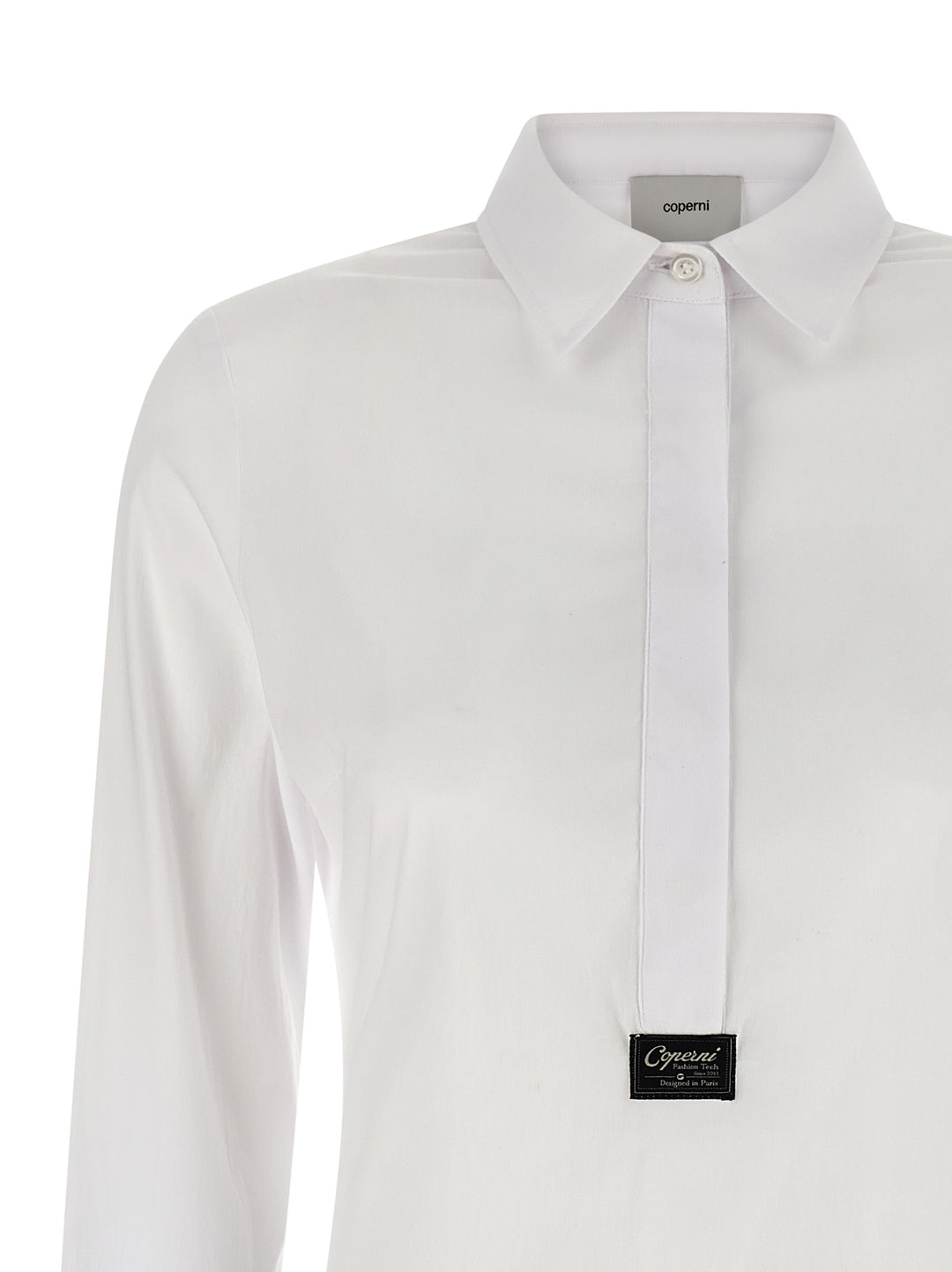 Coperni Shirt Bodysuit Top - Bianco | 1907dbdc1f73d71ee0a8be760147bd03fcd58626