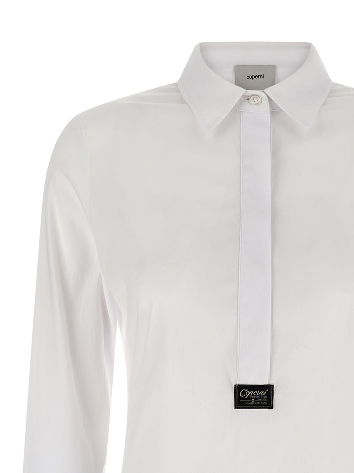 Coperni Shirt Bodysuit Top - Bianco | 1907dbdc1f73d71ee0a8be760147bd03fcd58626