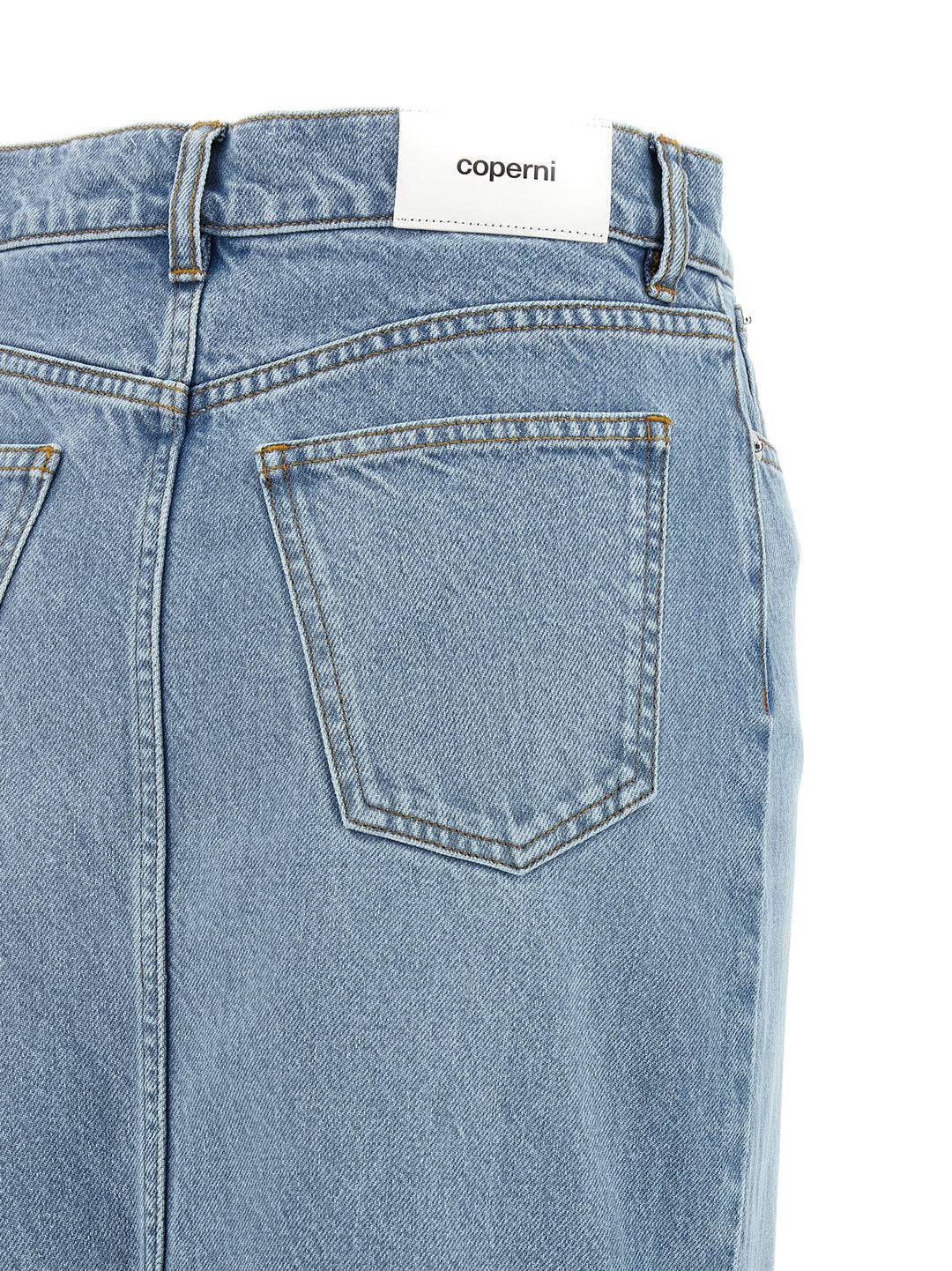 Coperni One-Leg Denim Gonne - Celeste | 3d20fcdb8e419b813f0b15c37d2b85bd775d3c69