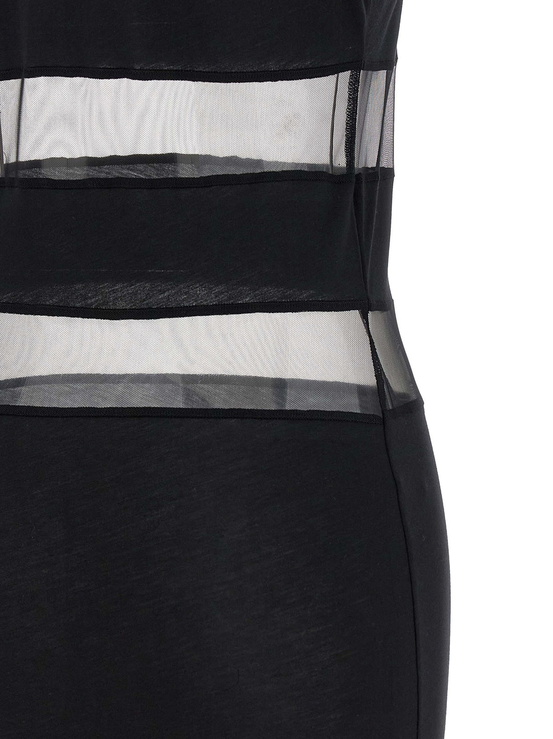 Coperni Striped Sheer Polo Abiti - Nero | 8e0b1ac33485a3e52130ebfe554d3beda95069eb