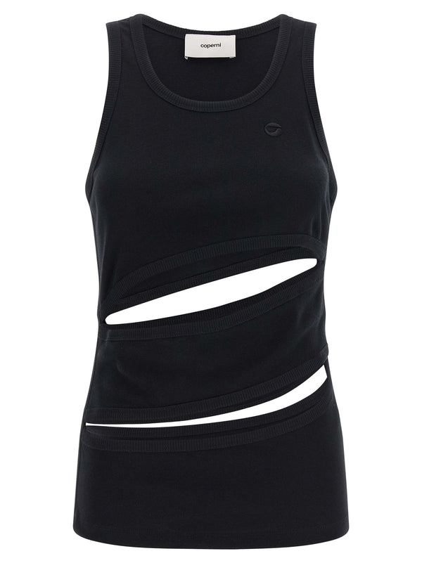 Spiral Top Nero