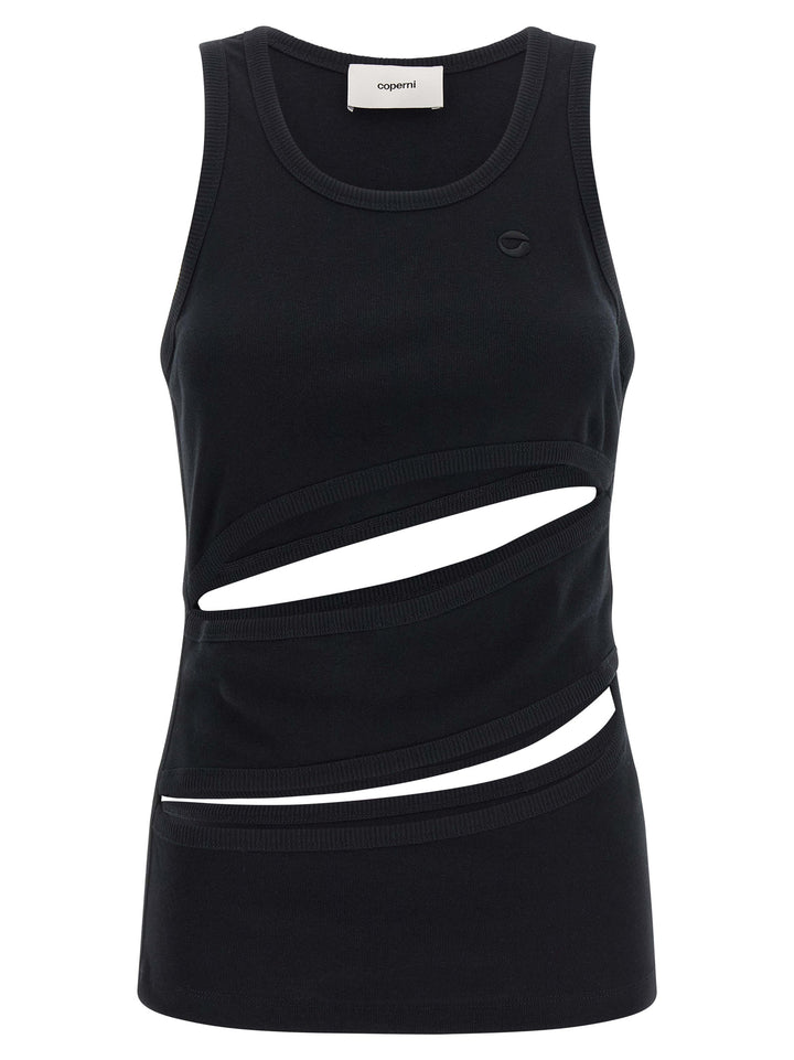 Coperni Spiral Top - Nero | 18d0855d2f529eff769c36289f5630a8066d3a8a