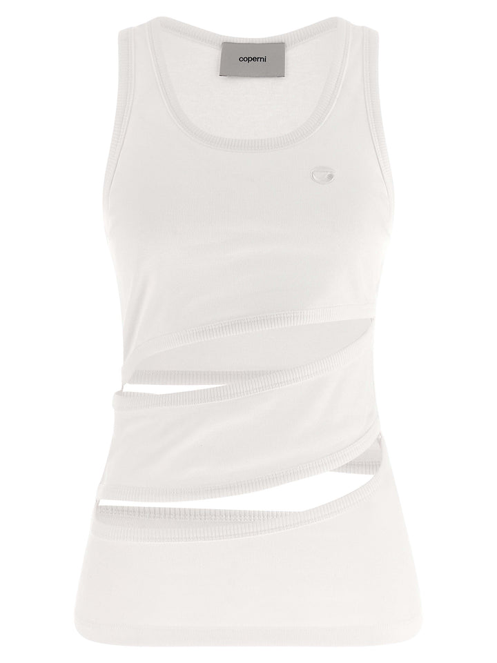 Coperni Spiral Top - Bianco | f151d80ecab1f18f7fcd4f3ec64310cb305a231b