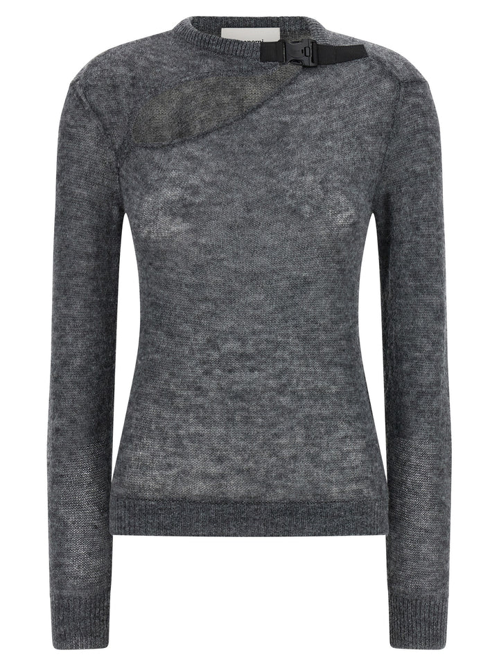 Coperni Buckle Cut-Out Maglioni - Grigio | ca4cad1f925504e279ba7b40aa7f0047154eb3bb
