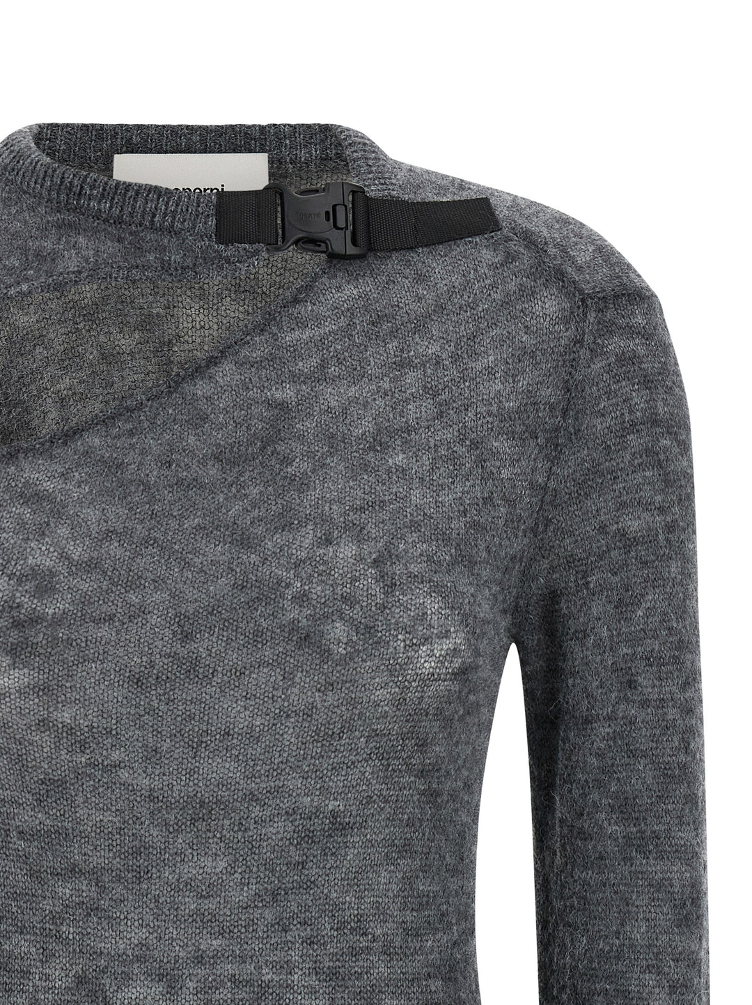 Coperni Buckle Cut-Out Maglioni - Grigio | ed398dec5f4f1d3a27c2f946ce502f86e7edd812