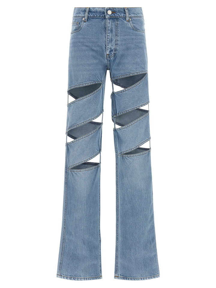 Coperni Spiral Jeans - Celeste | 39be08cf91d6caad7387e3cd7c055b2ecba21a25