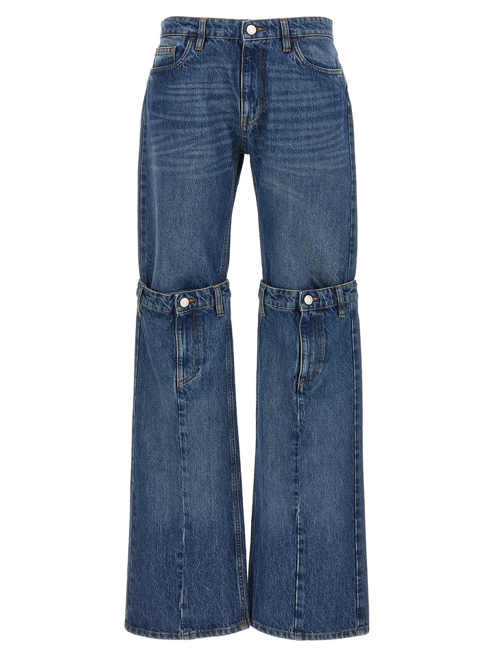 Coperni Open Knee Jeans - Blu | 2c645ed59df0e54cbfe9b6790fcf22b9a8ebc393