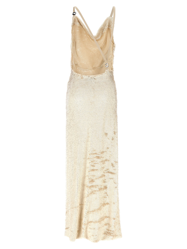 Coperni Sequin Dress Abiti - Beige | edda37e73a40a79900c660d9a46032ce93d13957