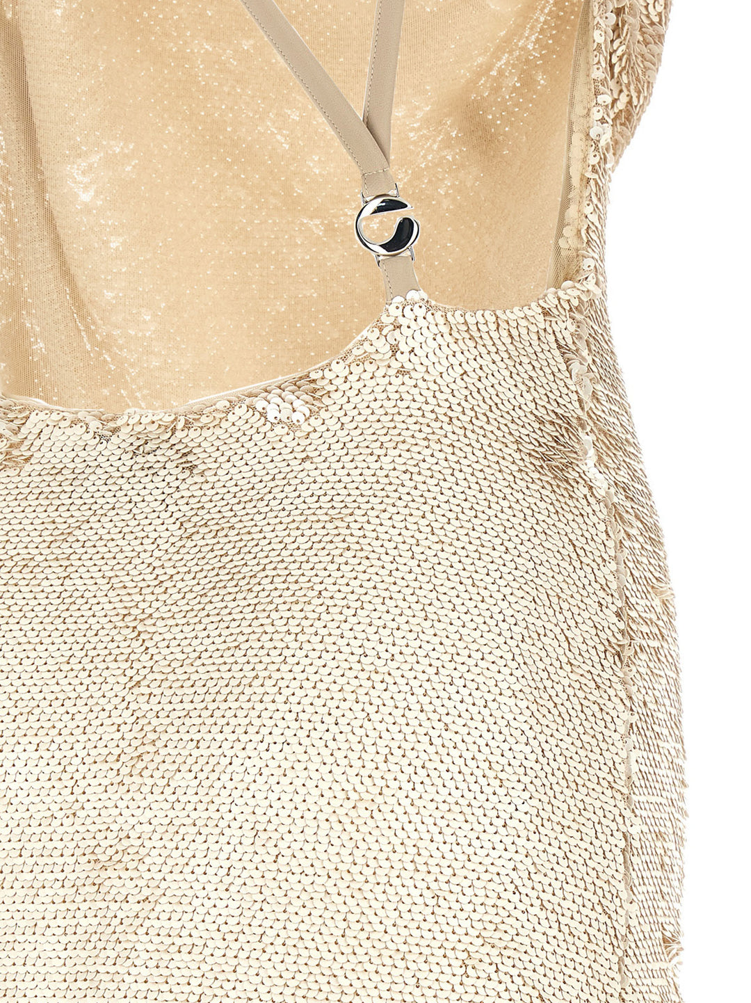 Coperni Sequin Dress Abiti - Beige | 5470614bbd4684220f03dadf455cded6ac0f24ca