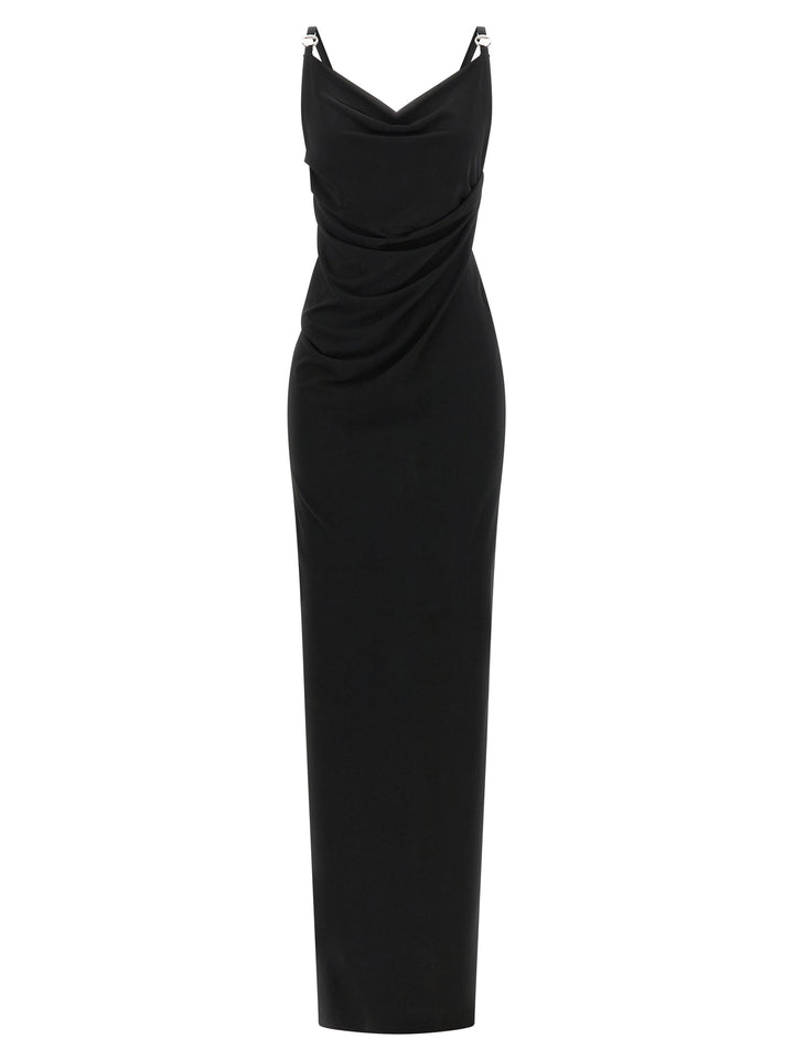 Coperni Metallic Logo Dress Abiti - Nero | 7dd7034788555540ebc6f1e380dffa2eddd0726b