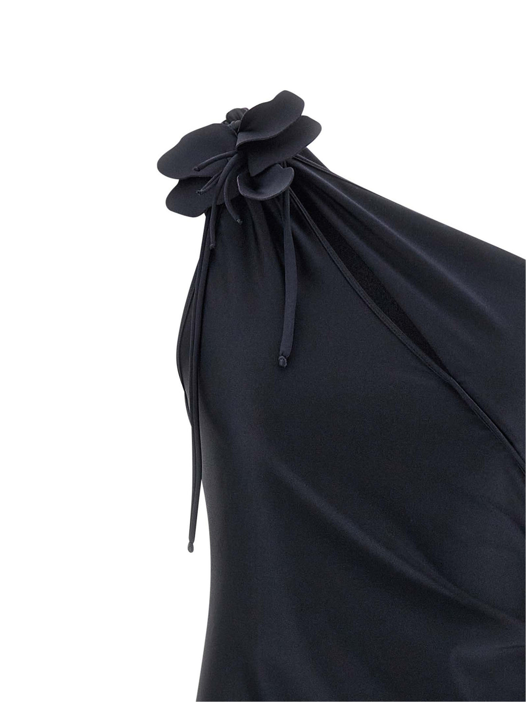 Coperni Asymmetric Mini Flower Abiti - Nero | 5239285dffcdadfd7bfa3544234ca968b5020d2b