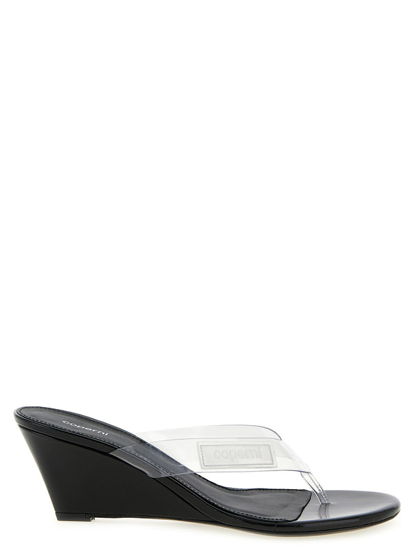 Logo Patch Sandals Zeppe Trasparente