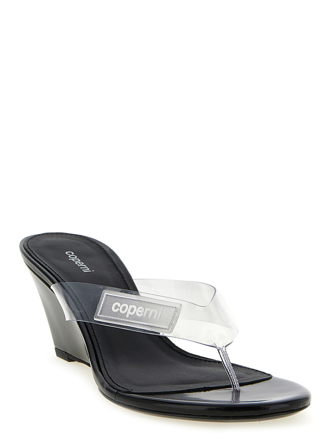 Coperni Logo Patch Sandals Zeppe - Trasparente | 02e893dc61255139c0a7ff86077ee5262e4f69ea