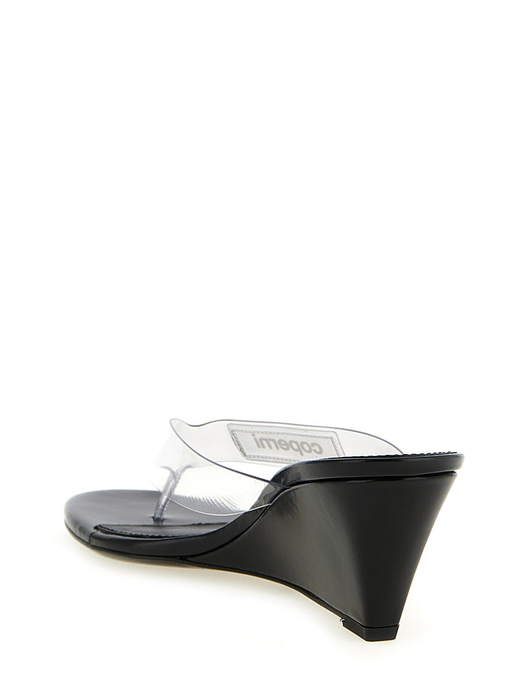 Coperni Logo Patch Sandals Zeppe - Trasparente | 2ac3d5060ab08160c363e43b89b1f8da7f2d7a2f