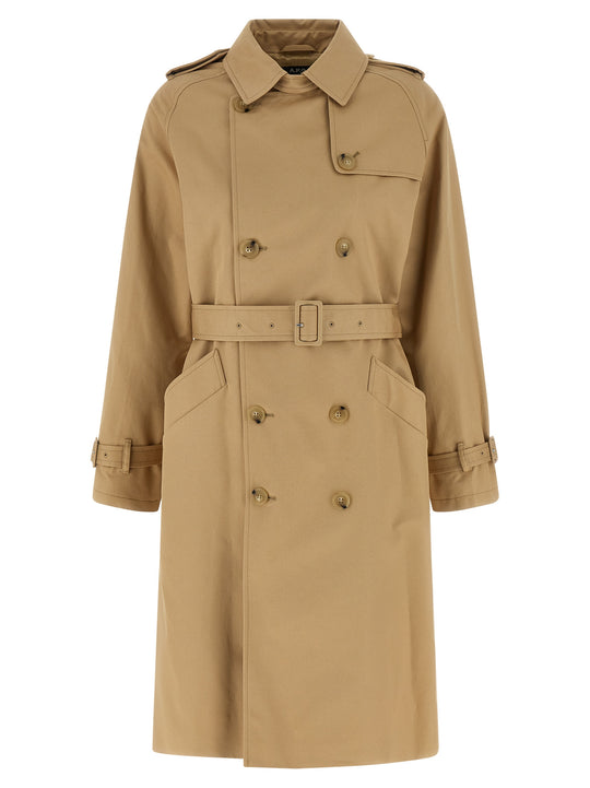 Greta Trench E Impermeabili Beige