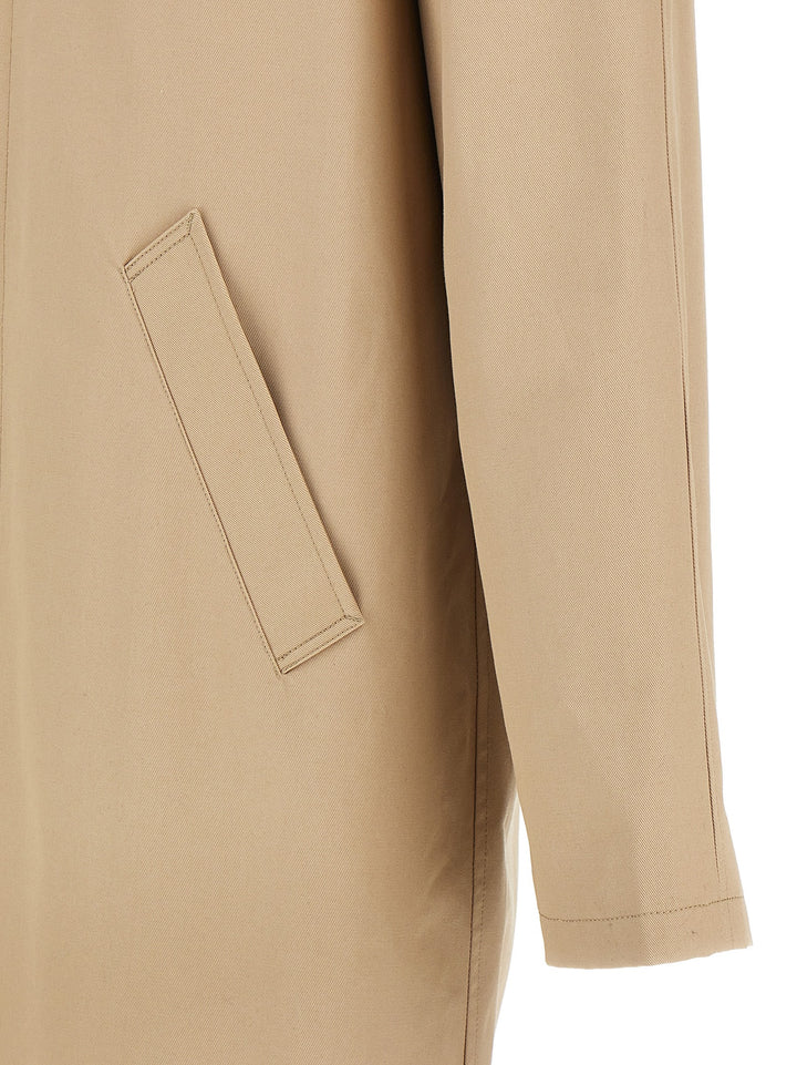 A.P.C. Mac Ville Trench e Impermeabili - Beige | 89d0935e830a22fa30cb82d2ee91bc4f5dba3b22