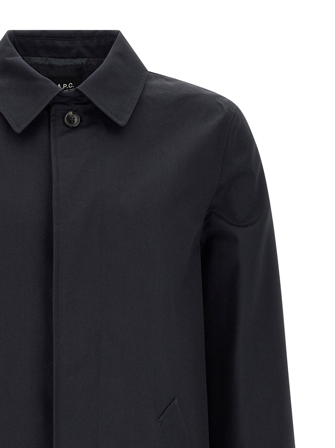 A.P.C. Mac Ville Trench e Impermeabili - Blu | 2ff3dc5f7ccd8afbdf4b971459d9f8edb435ccac