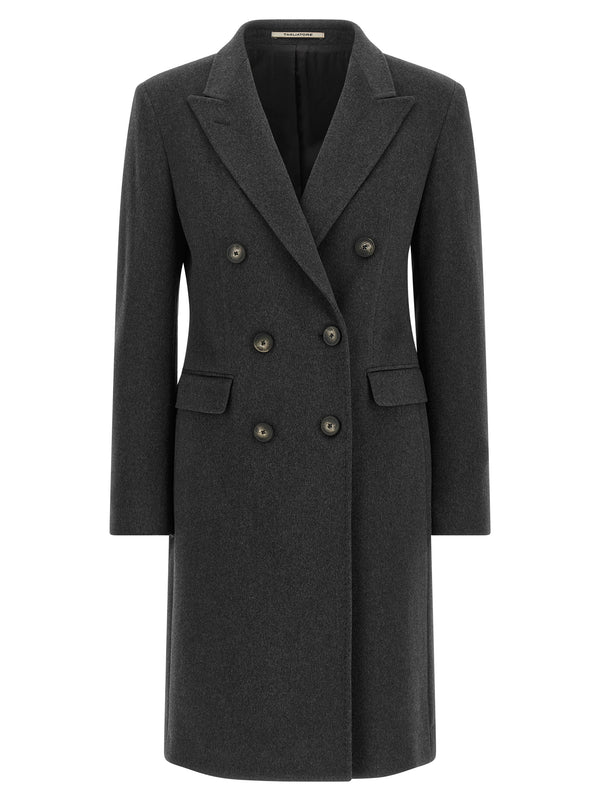 Parigi Coats And Trench Coats Gray